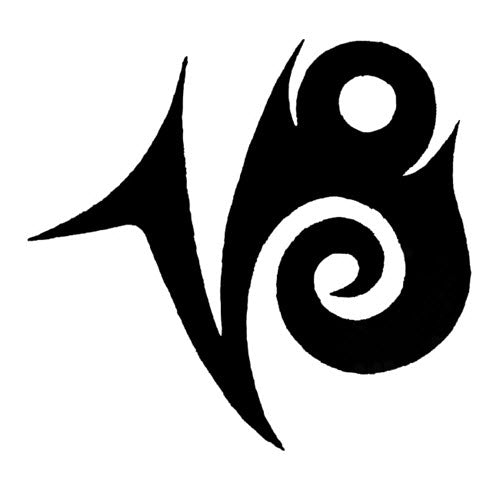 Capricorn zodiac symbol tattoo located on the wrist.